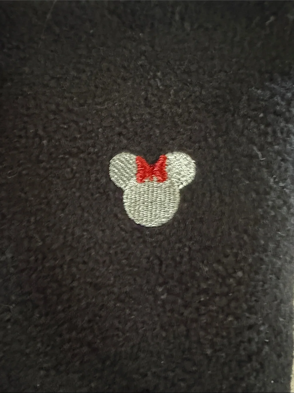 Disney x GAP Mickey & Minnie Mouse Black Fleece Neck Warmer